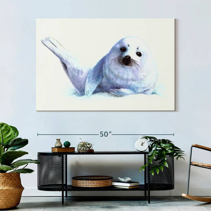 Adeliza Seal, 34" H x 51" W