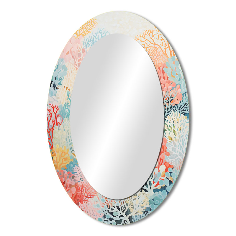 Miroir mural Coral Reef Barrier Expression - Coastal, 36 po x 24 po