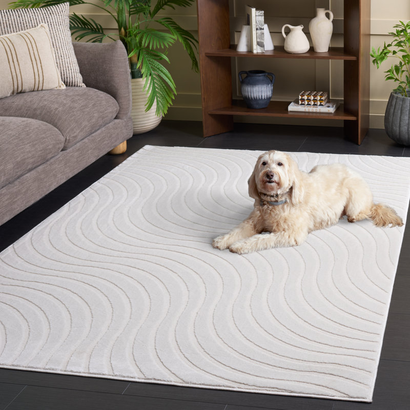 Saylor 134 Performance Abstract Rug, Rectangle 4' x 6'
