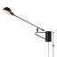 Arvis Iron Plug-in Armed Sconce
