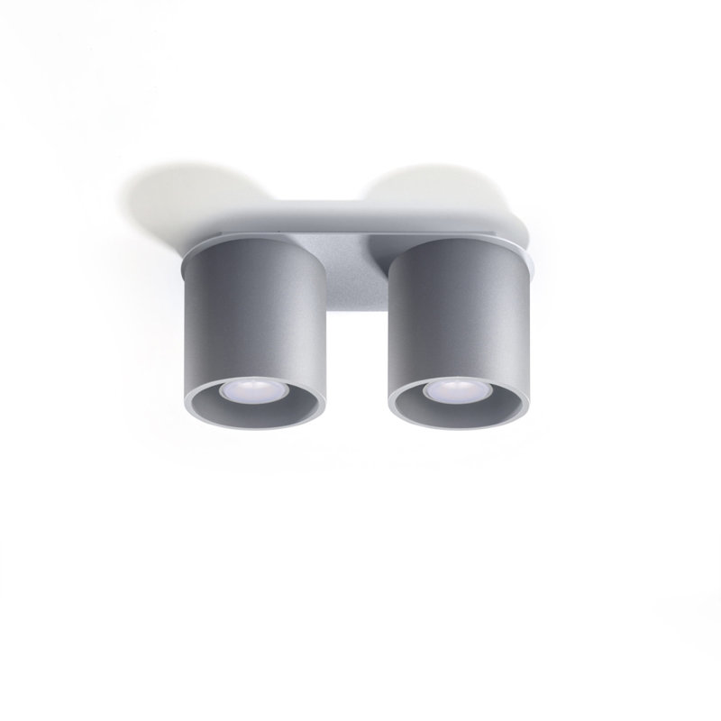 Leketha Flush Mount, Grey
