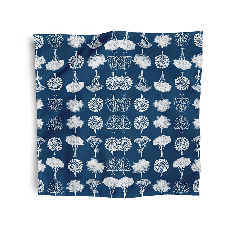 Chantae Field of Trees Napkins, Blue