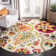 Bungalow Rose Performance Floral Rug