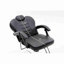 Fauteuil de coiffeur inclinable 102 ° à 140 ° pour salon de coiffure, fauteuil de salon pivotant à pompe hydraulique sur 360 ° pour coiffeur