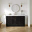 Ensemble de meuble-lavabo simple en bois massif avec plateau en marbre de 1,5 po Tidworth-746393926-765944300