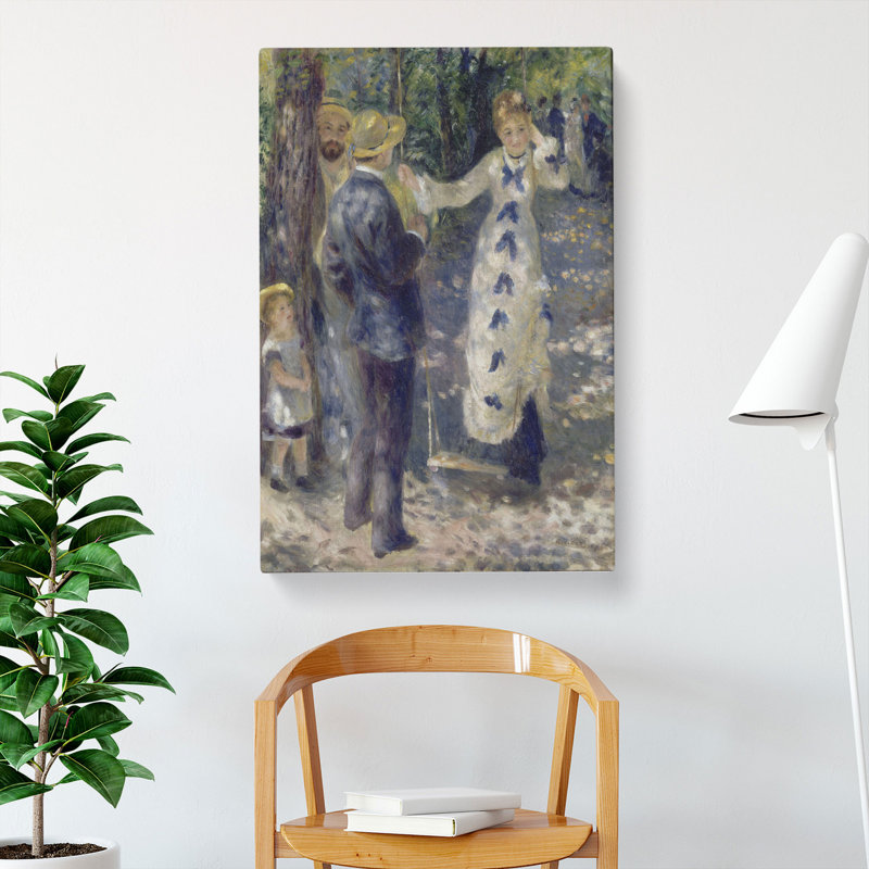 The Swing by Pierre-Auguste Renoir - Wrapped Canvas, 76cm H x 50cm W x 3cm D