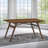 Darly Rectangular Dining Table in Walnut