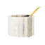 Marble Salt Cellar With Brass Spoon