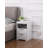 Nightstand With Charging Station, End Table With 2 Drawers-1934414825