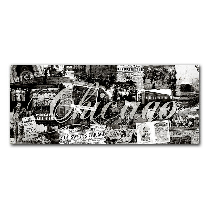 « chicago », impression sur toile