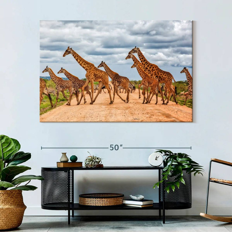 Girafes de Brampt, animaux de safari, H 34 po x l 51 po