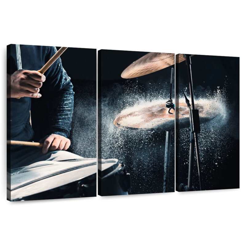 Abarca Drum Rehearsal, 36" H x 57" W