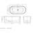 Enigma 63 in. L x 29-1/2 in. W x 22-7/8 in. H Freestanding Acrylic Bathtub-96207725