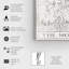 «Moon Tarot Silver», impression sur toile tendue-157255126