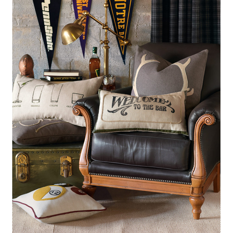 Lodge Square Pillow Cover & Insert