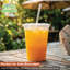 Smoothies à café glacé 12 oz avec couvercles plats Ecoqualité (1000)