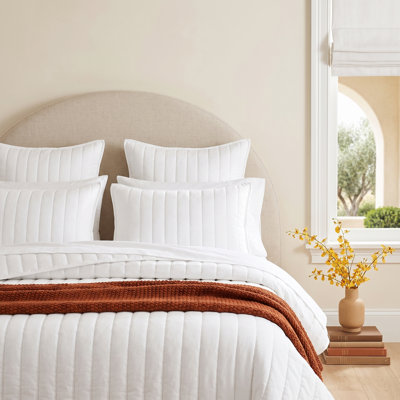 Brooklyn Loom Oversized Cotton Percale Quilt Set