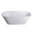 63 Inch Freestanding Solid Surface Soaking Bathtub For Bathroom