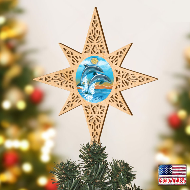 16.5'' Wood Shatterproof Tree Topper