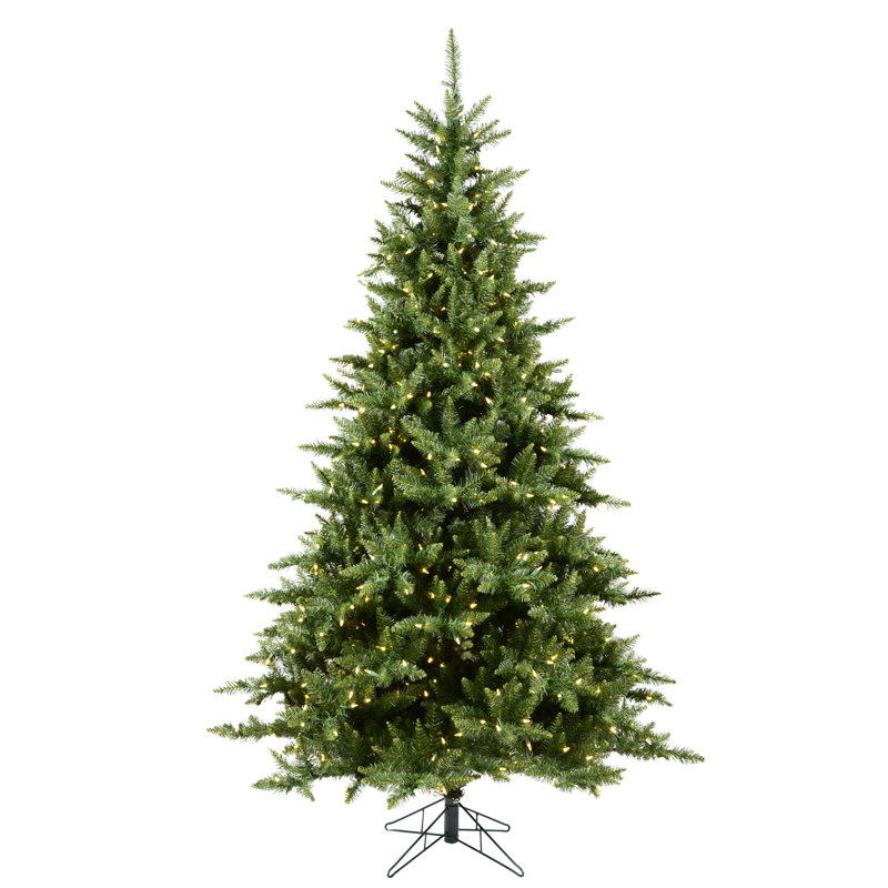 Camdon Lighted Artificial Fir Christmas Tree, Warm White Dura-Lit® LED, 5.5' H