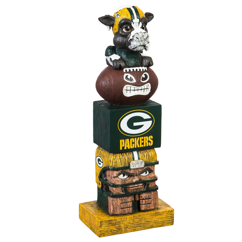 Statue de jardin d'intérieur / extérieur NFL New York Giants, H 12 po x l 4,41 po x P 3,15 po, Packers de Green Bay