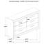 Commode à 6 tiroirs Pierce Gray-415707648