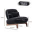 Plush Ergonomic Sherpa Accent Chair with Lumbar Support Pillow-1293181289
