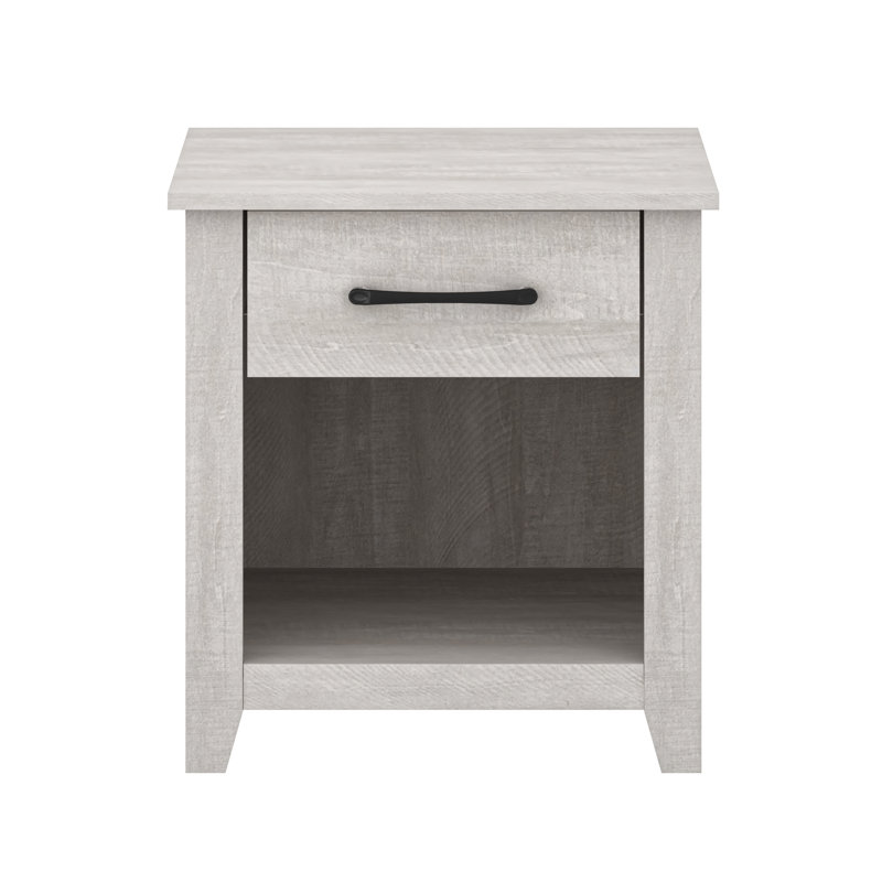 Walter 1 Drawer Nightstand, Dusty Gray Oak