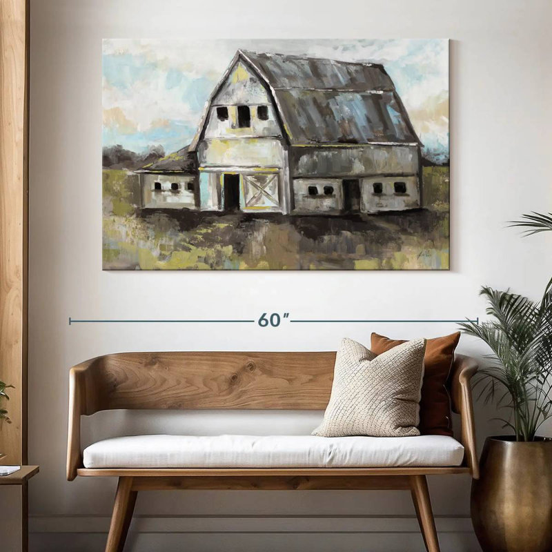 Lilie Tranquil Barn, H 34 po x l 51 po
