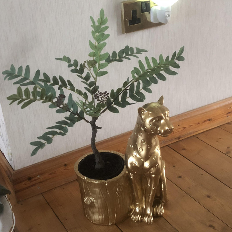 Ananias 50cm Faux Foliage Plant in Pot
