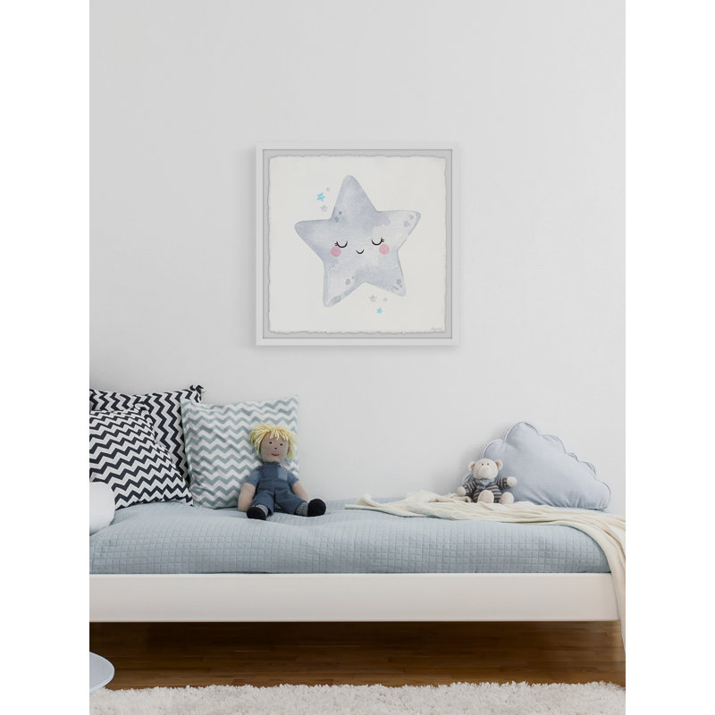 «Sleeping Star», reproduction d'art encadrée sur papier, H 12 po x l 12 po x P 1,5 po