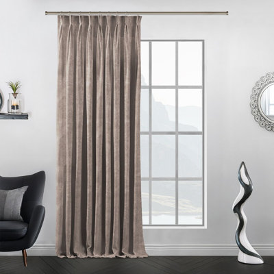 Velvet Room Darkening Single Curtain Panel
