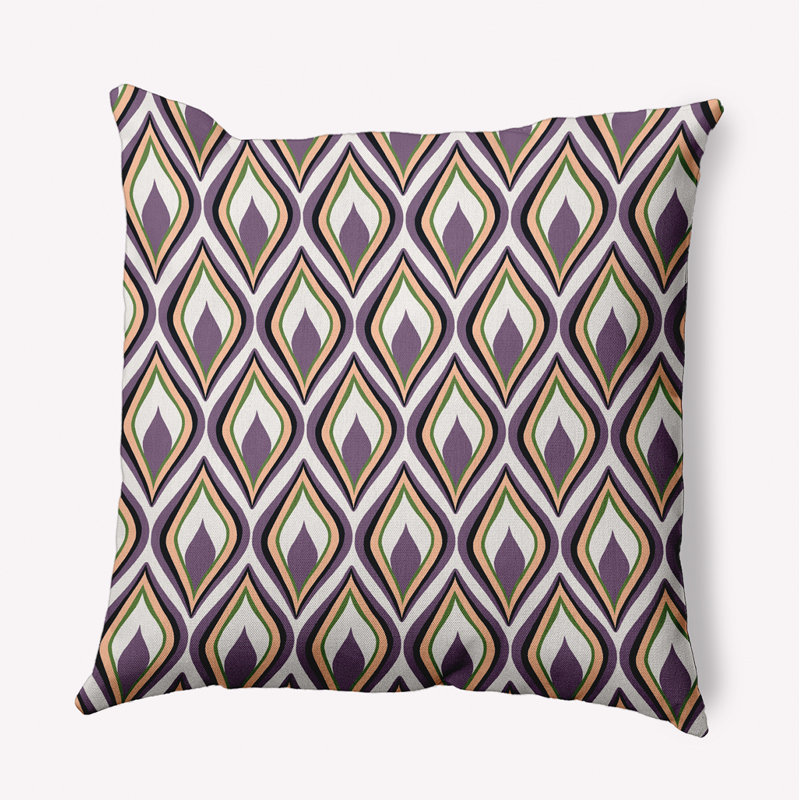  Housse de coussin décoratif en polyester par E by Design, 20 po x 20 po, Larkspur