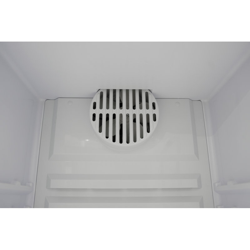 Réfrigérateur commercial de 26 po avec lumières DEL, 15 pieds cubes Pi. en noir (km-MDR-1GD-15C)