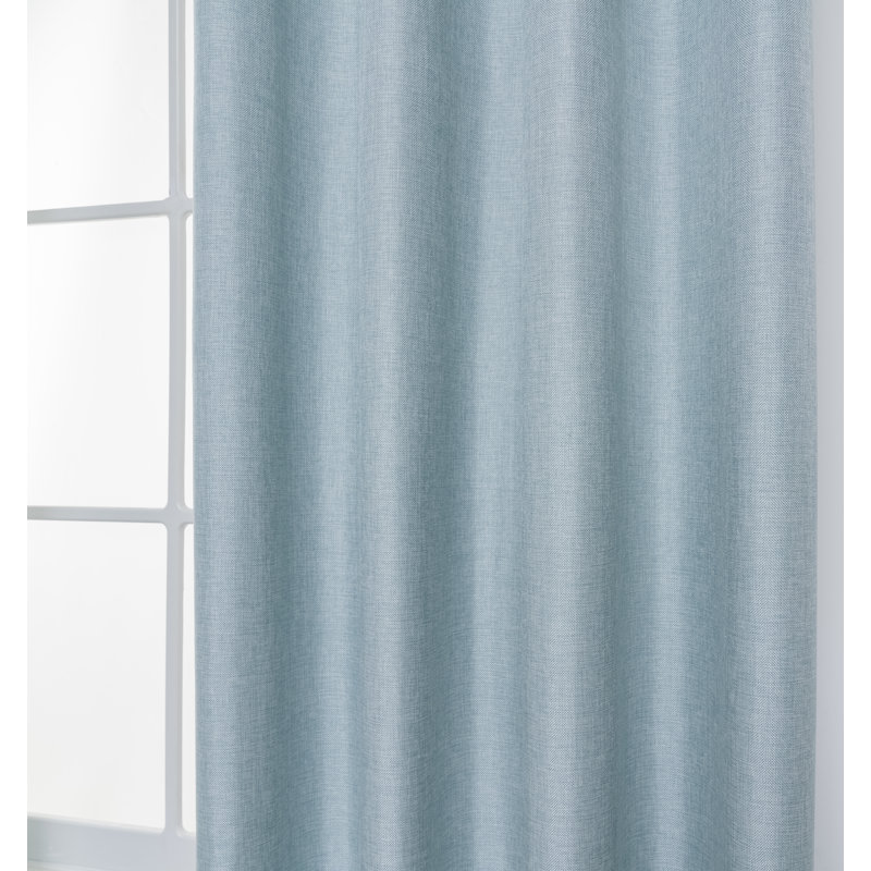 Ensemble de 2 rideaux occultant et isolant Elsa, Bleu