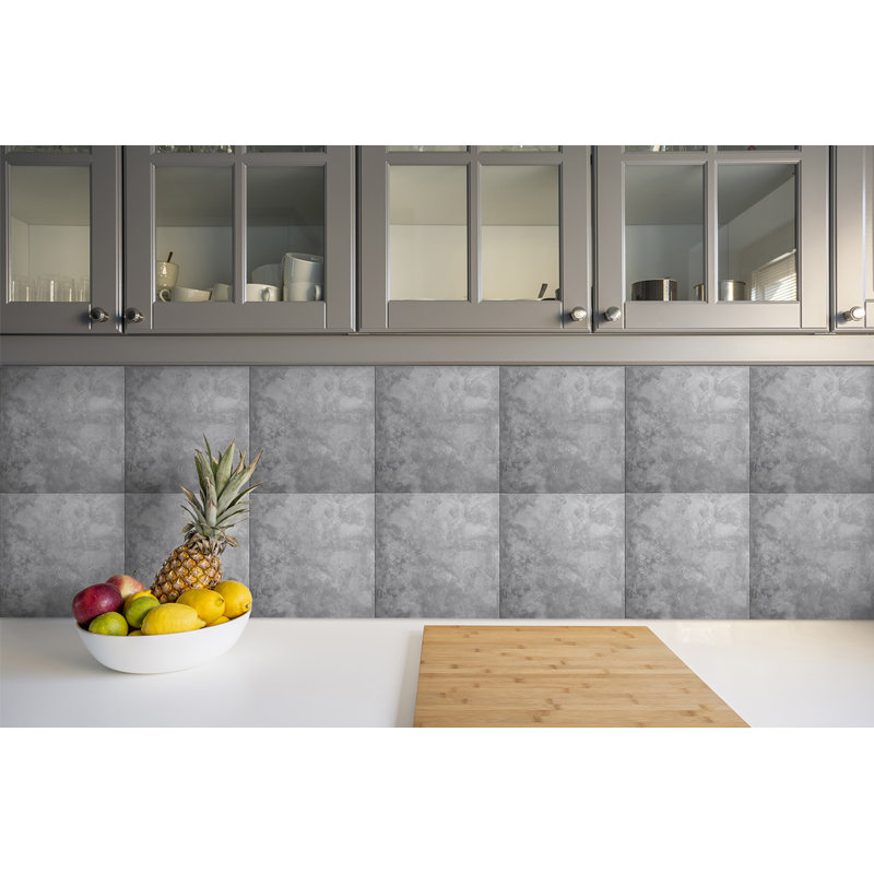 Holybrice 30cm W x 30cm L Vinyl Peel and Stick Field Tile