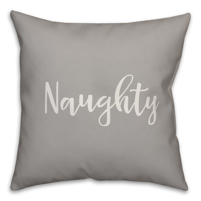  Coussin décoratif Naughty, Gris, Coussin décoratif