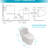 Dual Flush Ceramic Toilet With Long-Lasting Performance And Seat High Strong Gentle