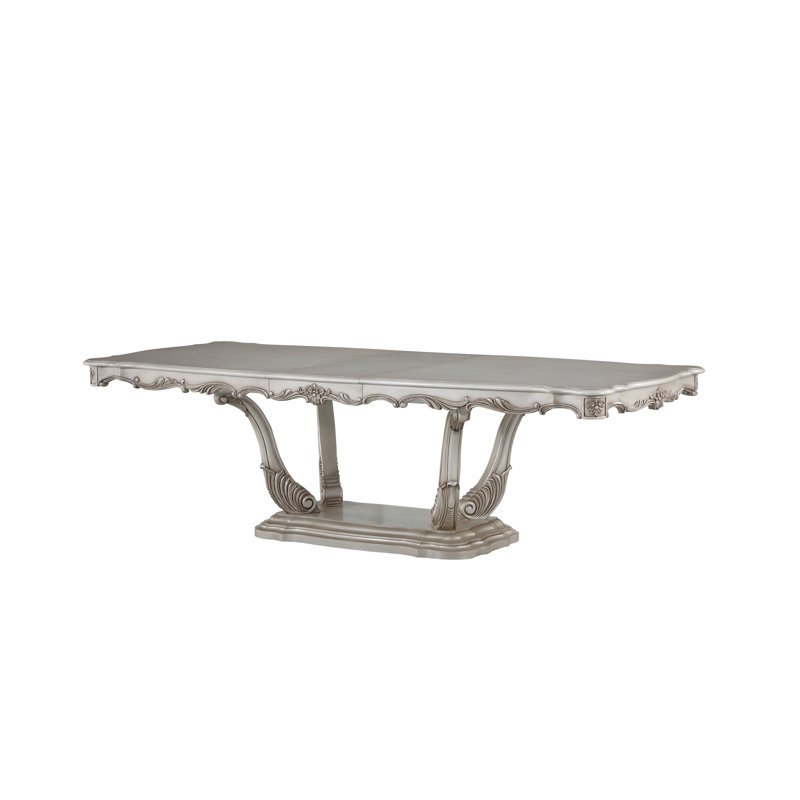 Geoghegan Extendable Dining Table with Pedestal Base