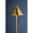 Salma Rechargeable Floor Lamp in Aged Brass