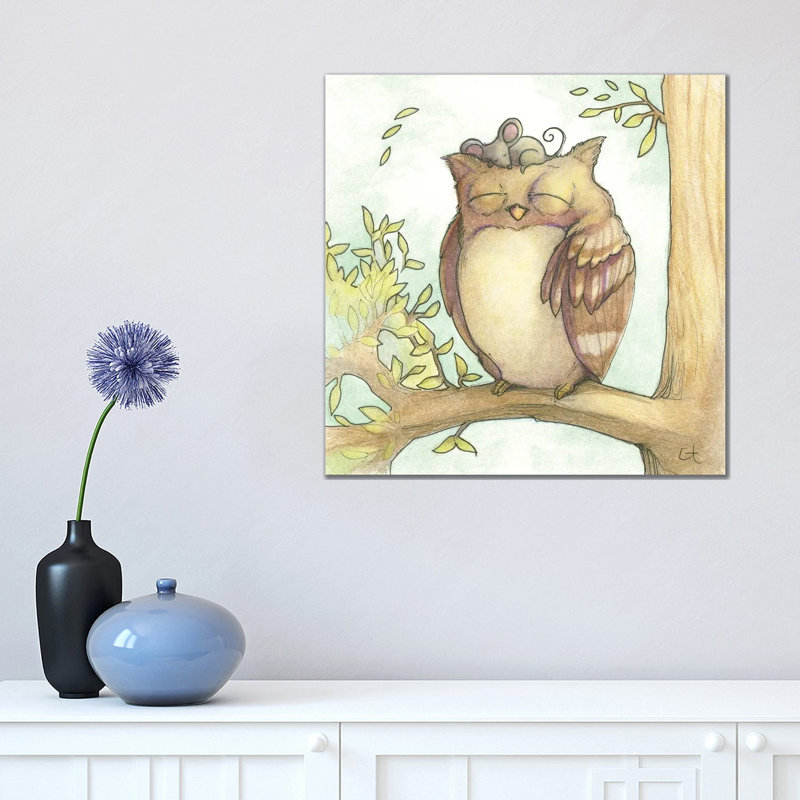 Frienship Takes Courage - Wrapped Canvas Painting, 45.72 cm H x 45.72 cm W x 1.91 cm D