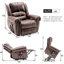 Adham Massage Chair Power Lift Recliner Chair