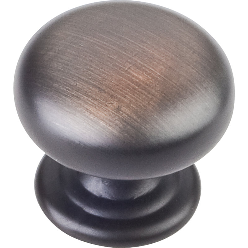 Poignée champignon Florence de 1 1/4 po de diamètre, Bronze huilé et brossé