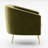 Lucciano Velvet Barrel Chair-1732298466