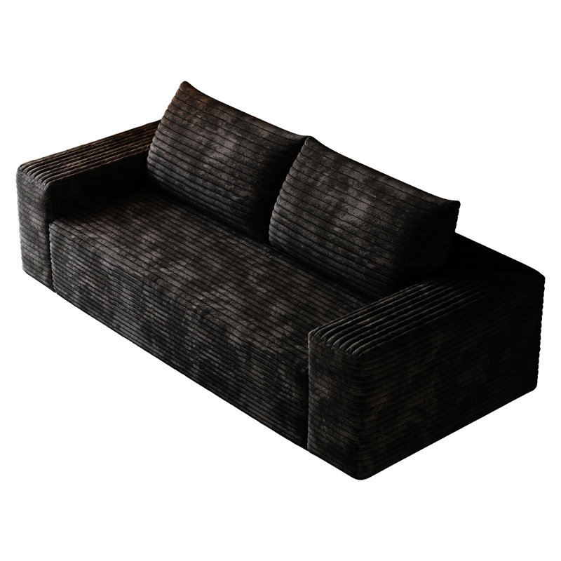 Upholstered 34.95 " Cotton Sofa