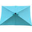 Parasol rectangulaire 10x6.5ft Turquoise-787760336