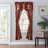 Sanita Cotton Floral Scalloped Window Valance-546018990