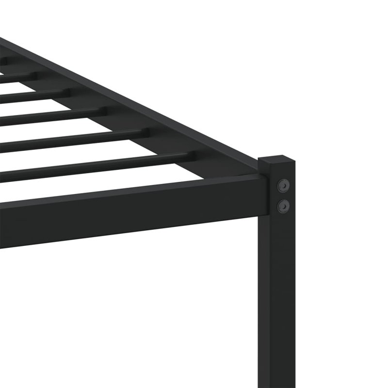 Vidaxl Bed Frame Without Mattress With Headboard 160X200 Cm, 196 x 125 cm, Sonoma Oak