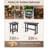 3 Piece Hdpe Outdoor Bar Height Table And Chairs Set Of 2 Includes High Top Patio Table And Chairs, Outside Patio Bar Set For Bistro,balcony,backyard,poolside (, 3 Piece)-1729532724