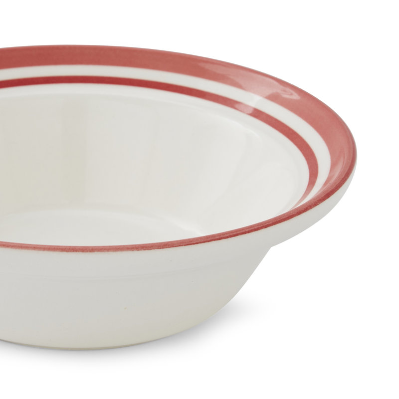 Portmeirion, Potters Stripe - Soup Plate, Red